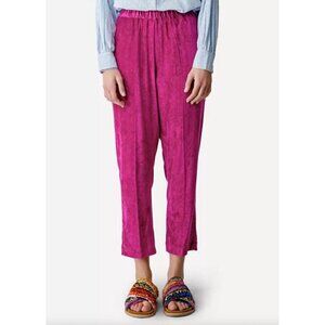 Forte Forte Viscose Velvet Trousers in Orchid Size 0